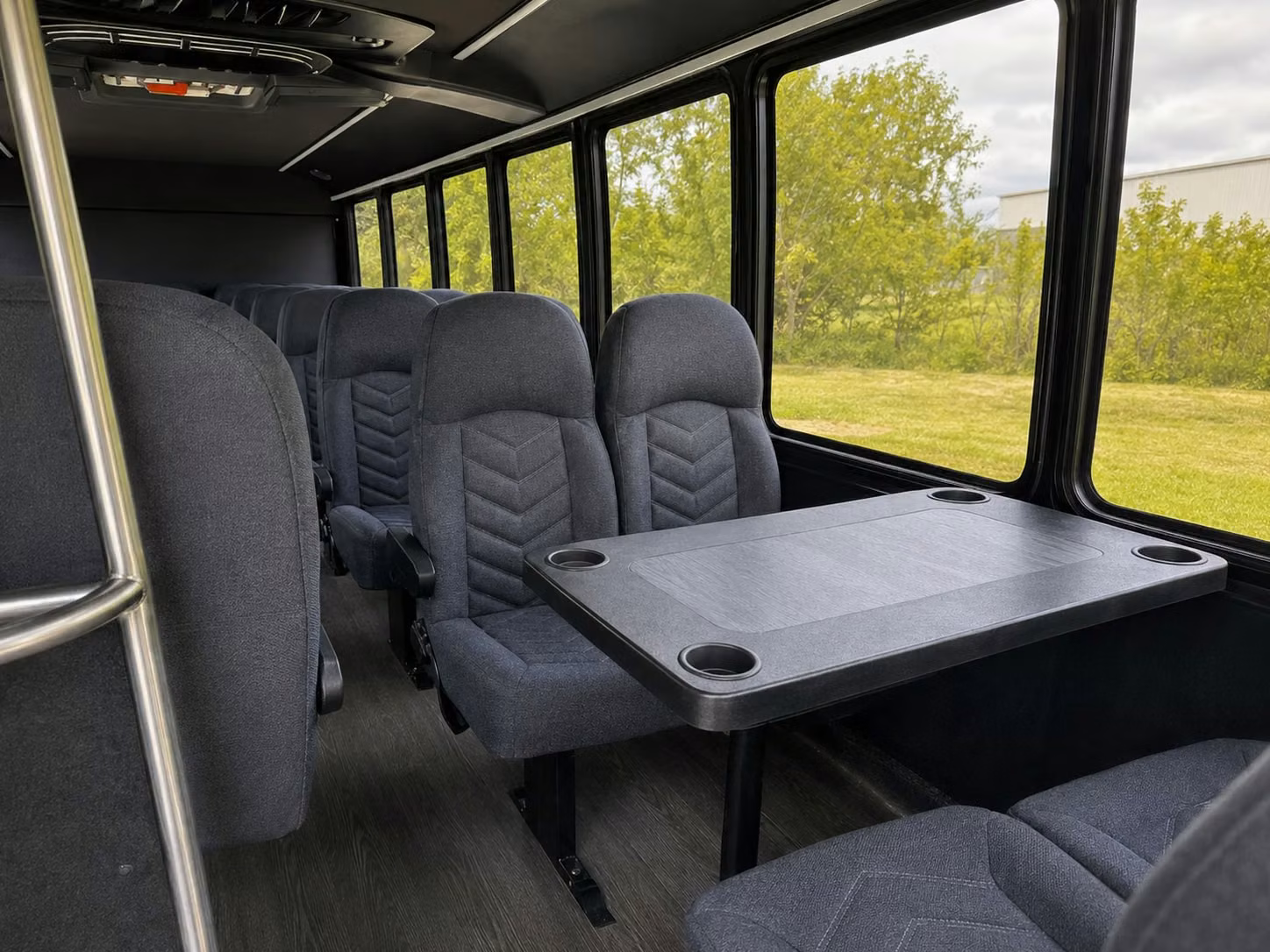 18 passenger minibus interior