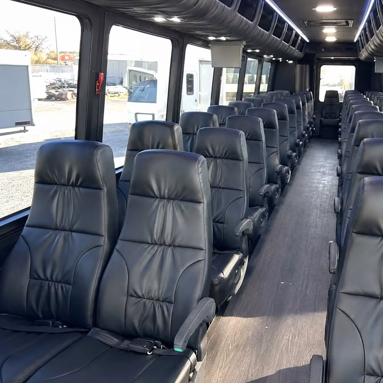 35 passenger minibus interior