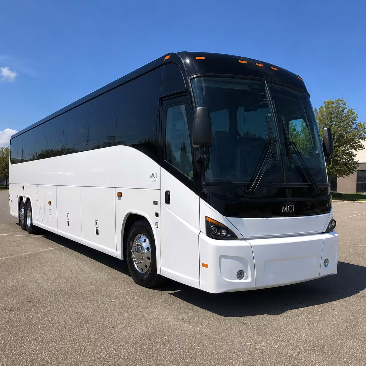 st louis park charter bus rental exterior