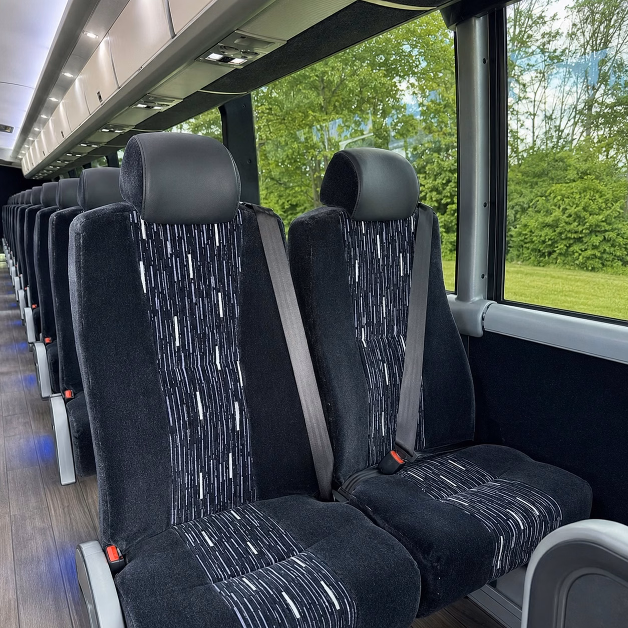 st louis park charter bus rental inside